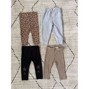 Baby Girl 9-12, 12-18 months Neutral Pant Bundle (GAP, H&M, No Biggie, Organic)